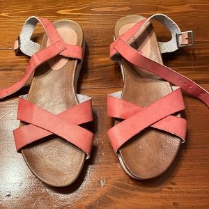 dusty pink sandal